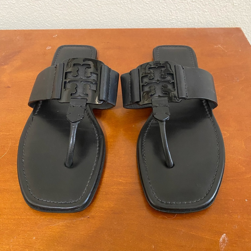 Tory Burch Georgia Sandal, Calf Leather, Size 9
